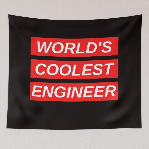 Item preview, World's coolest engineer designed and sold by CynthSky.