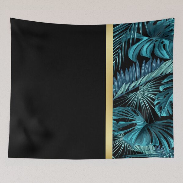 Item preview, Black and Tropical Leaf  designed and sold by lmcvinco.