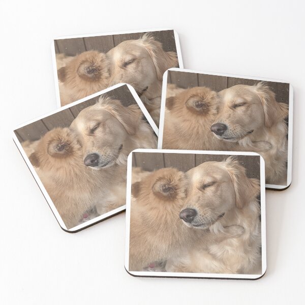 Item preview, Golden retriever cuddles designed and sold by Fluffycat2020.