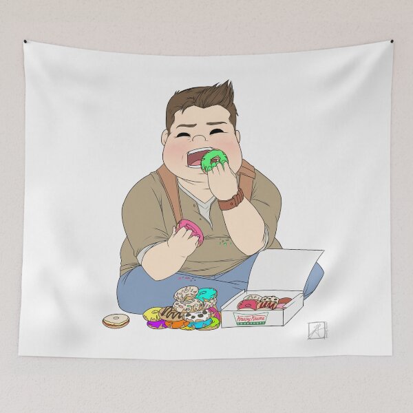 Item preview, Hungry Hungry Nate designed and sold by InvisibleRain.