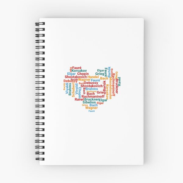 Item preview, Best Composers with heart shape designed and sold by Musicianst0re.