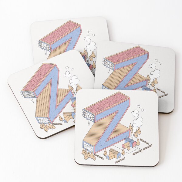 Item preview, Pastel Retro Letter Z designed and sold by CynthSky.