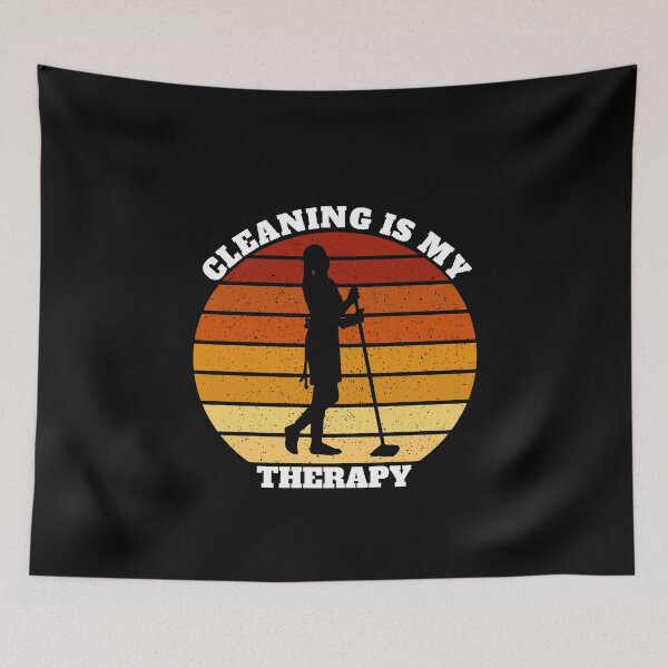 Item preview, Funny Cleaning Is My Therapy designed and sold by Salvadax.