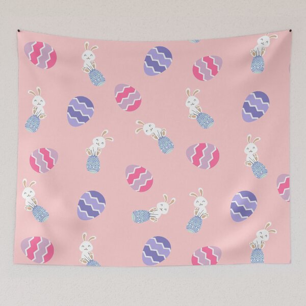 Item preview, Pastel Easter Eggs and Bunny designed and sold by Nadisth.