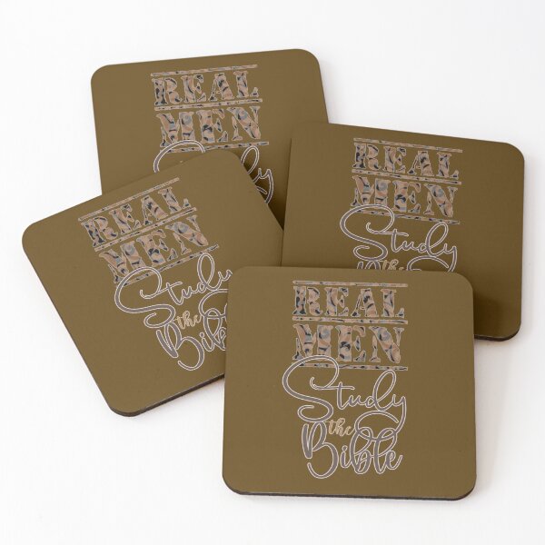 Item preview, Real Men Study the Bible / Christian Message designed and sold by bryanmcclelland.