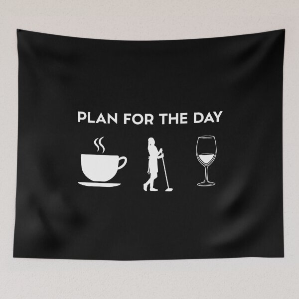 Item preview, Funny Coffee Cleaning Wine  designed and sold by Salvadax.