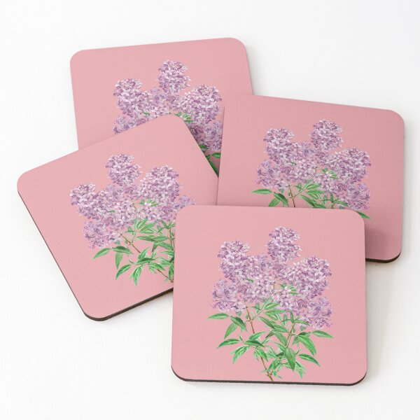 Item preview, Persian lilac (Lilac persica) Vintage Botanical Illustration designed and sold by Happy Puppy Print On Demand.
