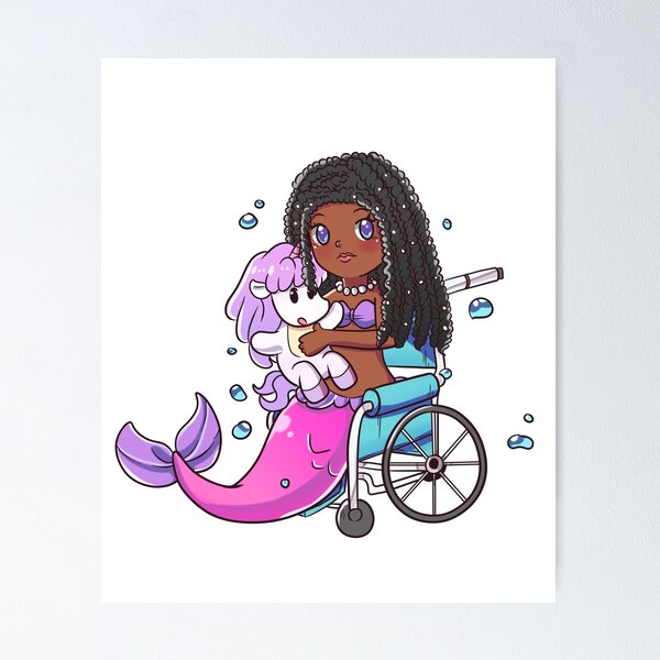 Item preview, Mermaid with Baby Unicorn  designed and sold by Speckledfrog.