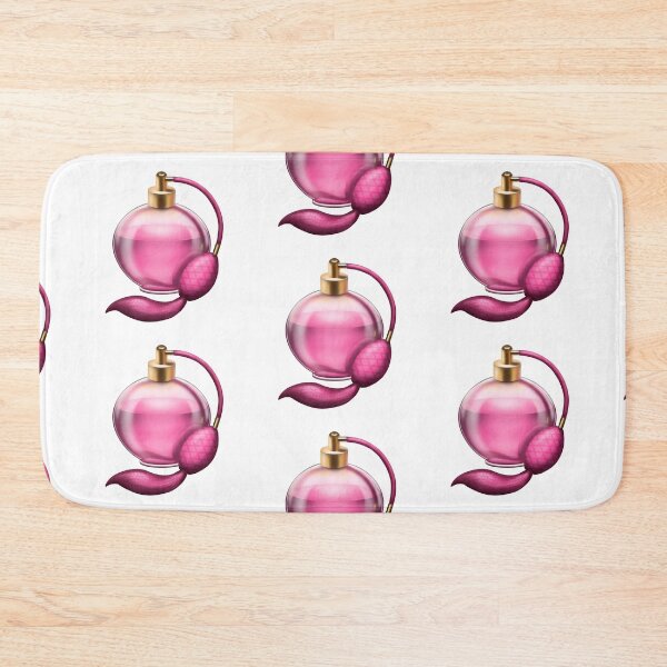 Item preview, pink vintage perfume glass bottle designed and sold by nataliavavilina.