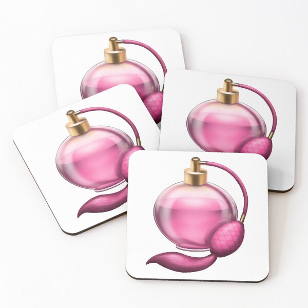 Item preview, pink vintage perfume glass bottle designed and sold by nataliavavilina.