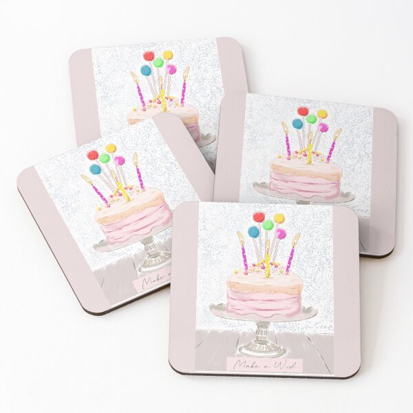 Item preview, Make a wish birthday cake designed and sold by Leatextileart.