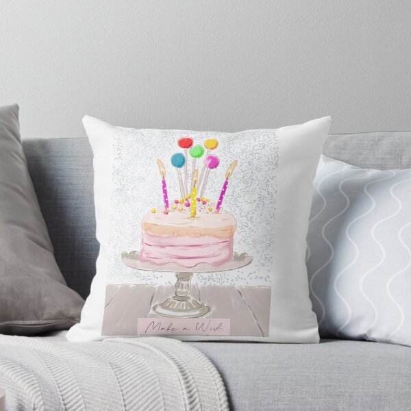 Item preview, Make a wish birthday cake designed and sold by Leatextileart.