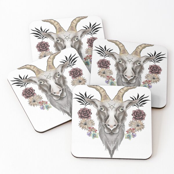 Item preview, Baphomet with flowers designed and sold by M. Stringer.