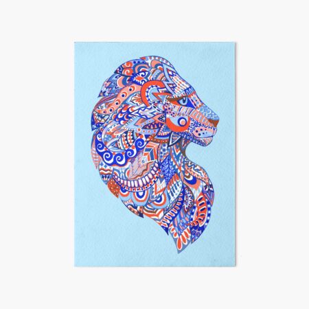lion cub leo lioness cat Kitty king panther Art Board Print