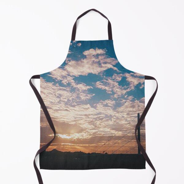 Item preview, Blue to orange Sunset Clouds Evening designed and sold by HappyMarlen.
