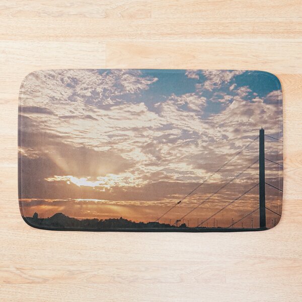 Item preview, Blue to orange Sunset Clouds Evening designed and sold by HappyMarlen.