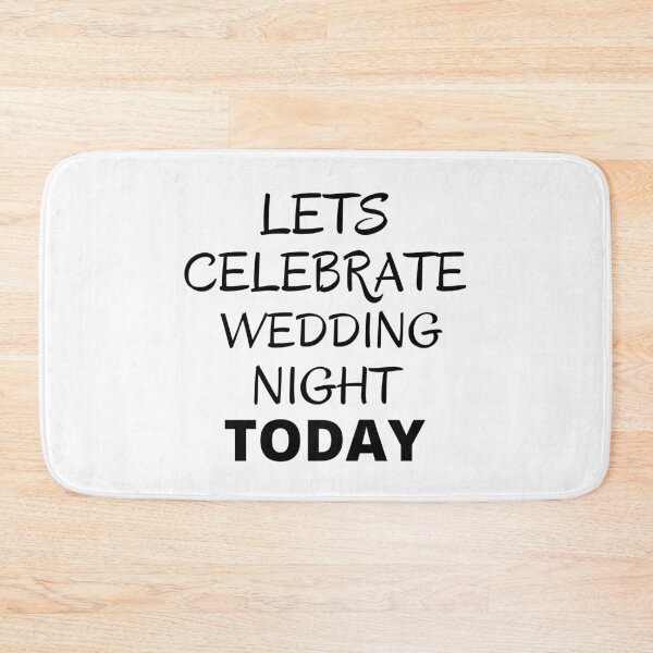 Item preview, Lets celebrate Wedding Night Today designed and sold by PrintVerse.