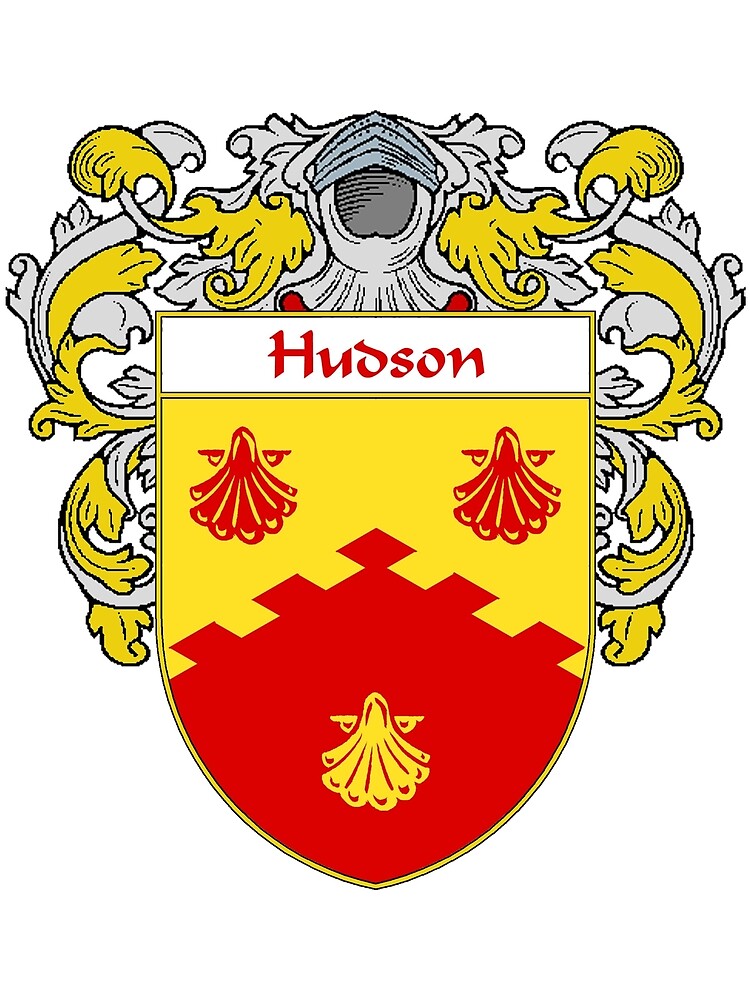 Download Hudson Coat Of Arms Family Crest Greeting Card By Irisharms Redbubble