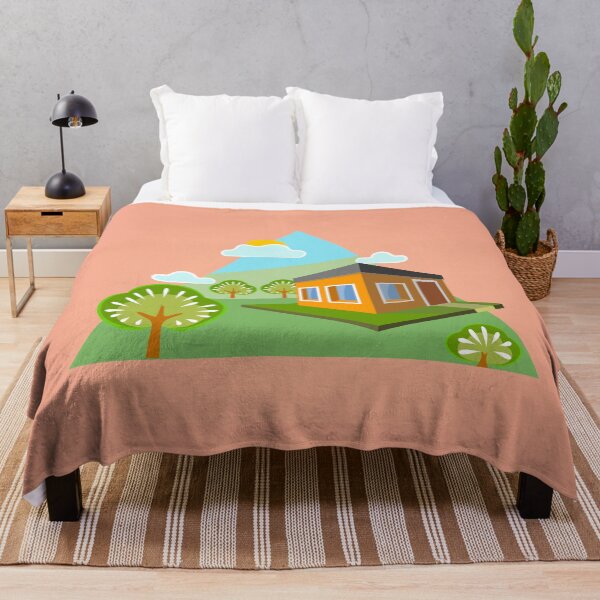 Item preview, Cozy and cute house with trees. designed and sold by ArtDaily67.