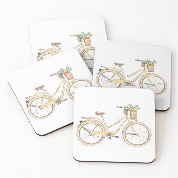 Item preview, Bicycle Illustration Spring Mood Watercolor designed and sold by CreativeBu.