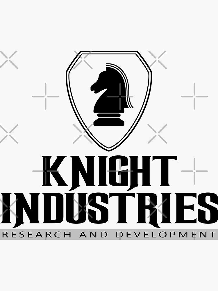 "KNIGHT INDUSTRIES RESEARCH & DEVELOPMENT" Sticker for Sale by chazy73