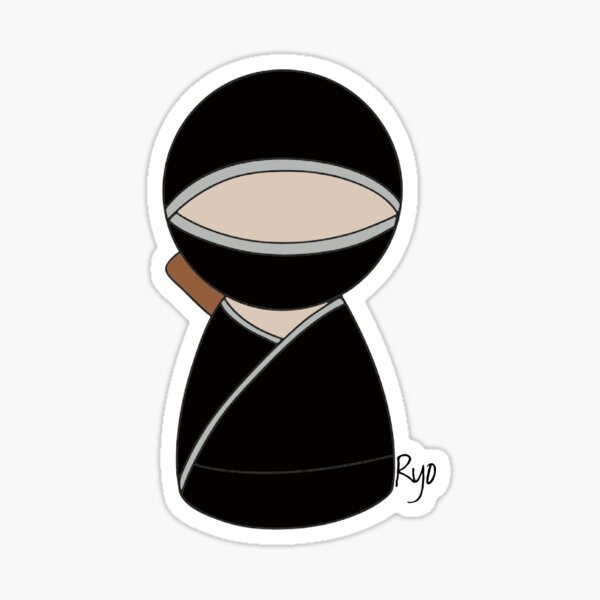 Item preview, Black Ninja , Japanese Male Kokeshi Doll designed and sold by lmcvinco.