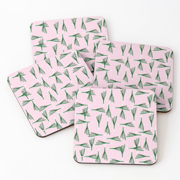 Item preview, Leek Pattern on Pink Background designed and sold by kapotka.
