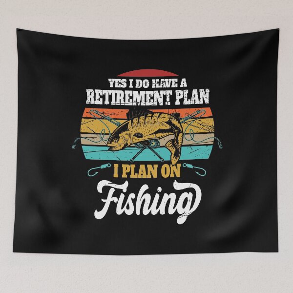 Item preview, Vintage Fishing Retiree 2021 Fishing Design designed and sold by 2blackcherries.