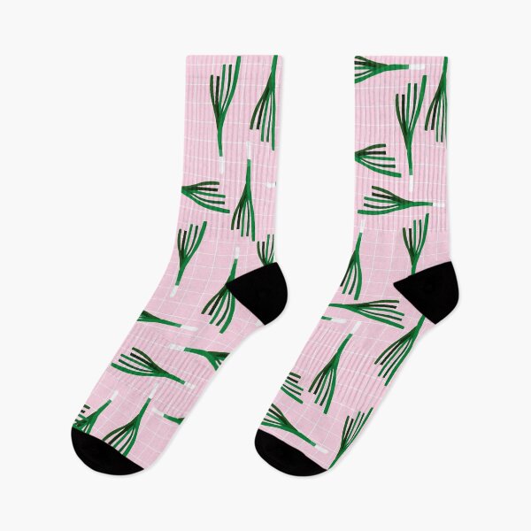 Item preview, Leek Pattern on Pink Background designed and sold by kapotka.