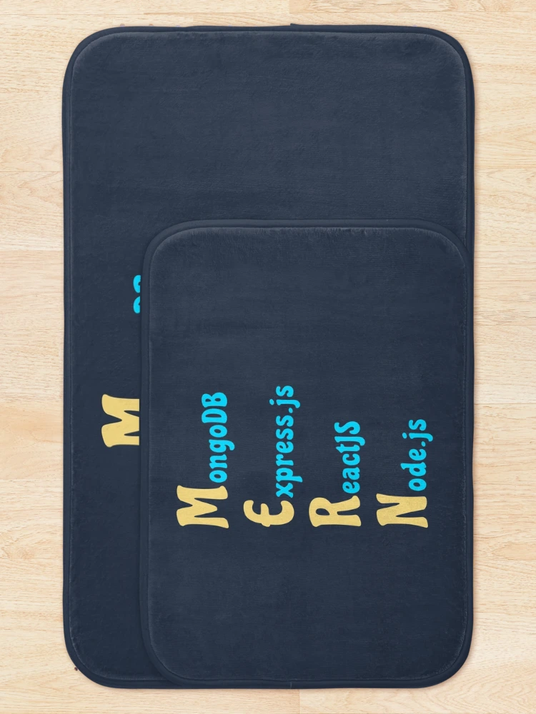 Thumbnail 5 of 6, Bath Mat, MERN Stack - Tech Stack designed and sold by Mechashadow.