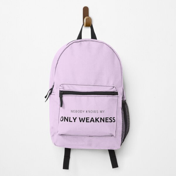 Item preview, Nobody Knows My Only Weakness Pink designed and sold by sophiedziovalas.