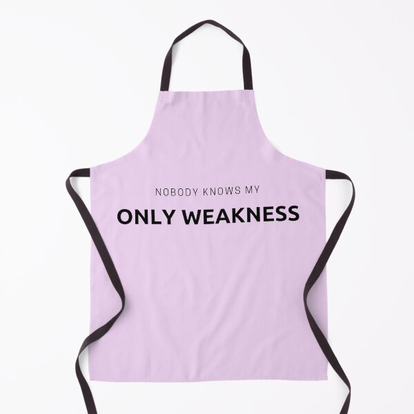 Item preview, Nobody Knows My Only Weakness Pink designed and sold by sophiedziovalas.
