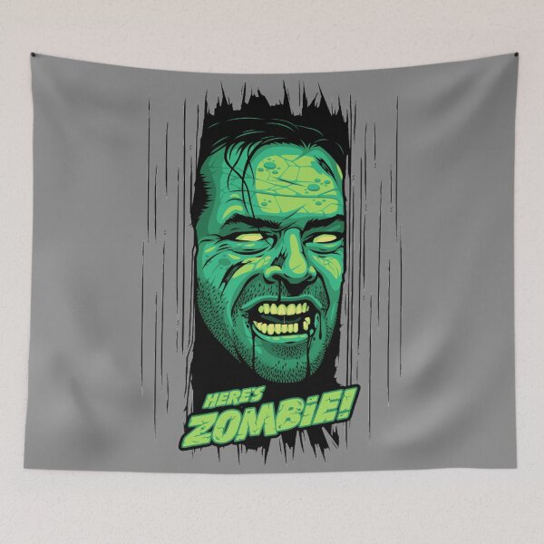 Item preview, Zombie face green smiling designed and sold by Sovik Goswami.