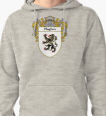 Hughes Coat of Arms/Family Crest Pullover Hoodie