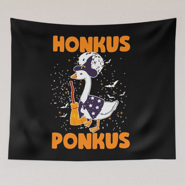 Aperçu de l'œuvre Honkus Ponkus Goose Meme Halloween créée et vendue par ScottCole12.