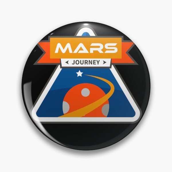 Item preview, Mars Return Journey Sticker - Orange and Blue designed and sold by NoMatterLab.