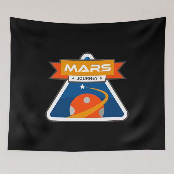 Item preview, Mars Return Journey Sticker - Orange and Blue designed and sold by NoMatterLab.