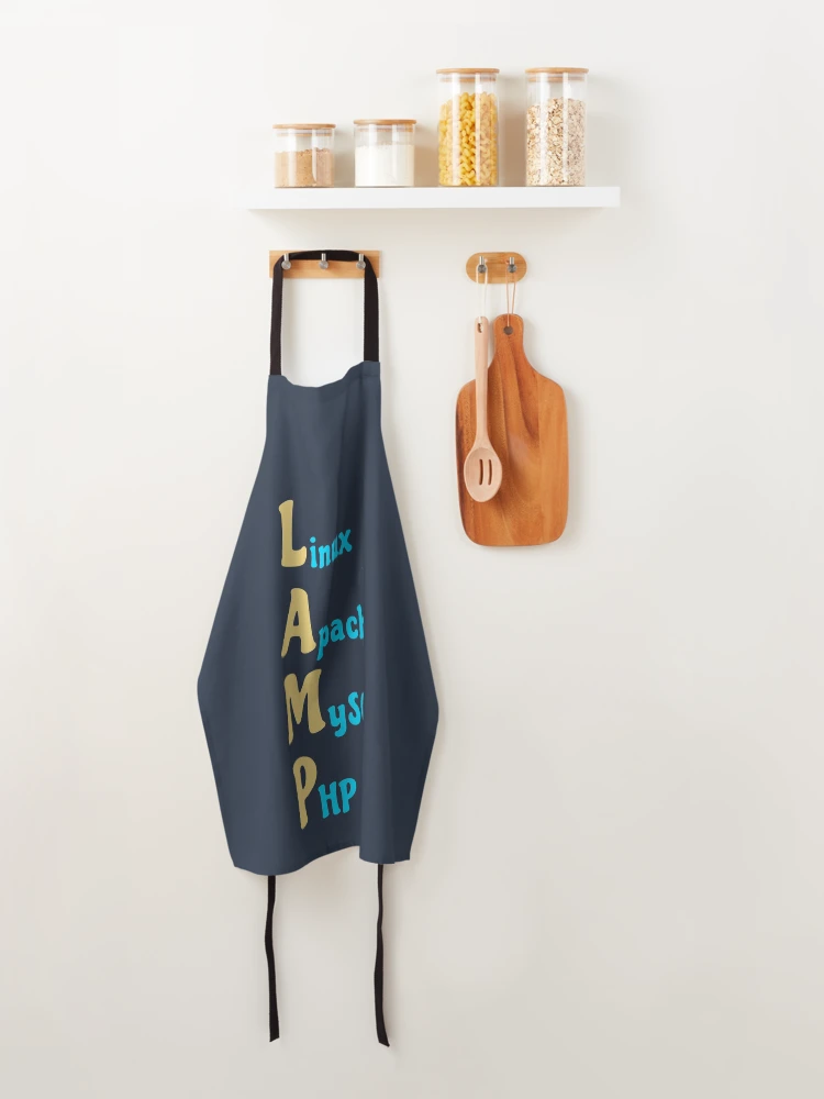 Thumbnail 4 of 6, Apron, LAMP Stack - Tech Stack designed and sold by Mechashadow.