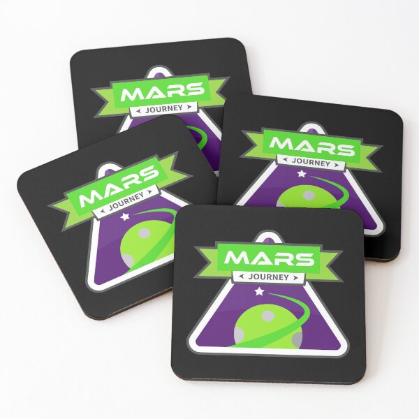 Item preview, Mars Return Journey Sticker - Green Purple designed and sold by NoMatterLab.