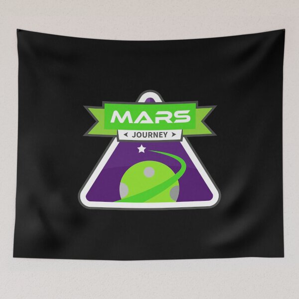 Item preview, Mars Return Journey Sticker - Green Purple designed and sold by NoMatterLab.