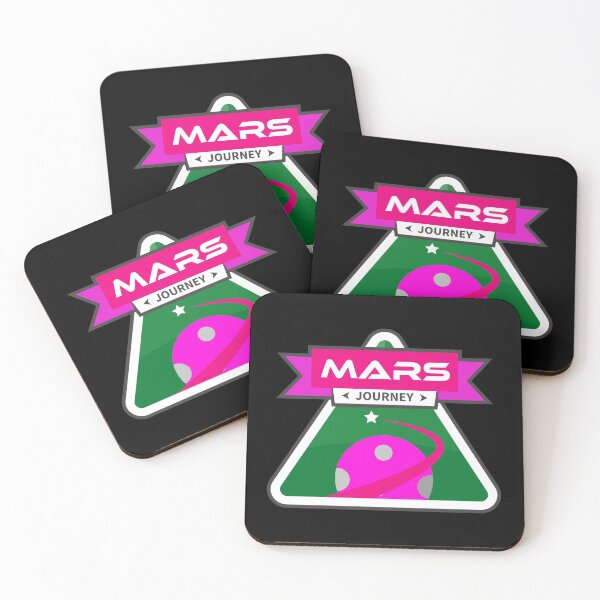 Item preview, Mars Return Journey Sticker - Pink Green designed and sold by NoMatterLab.