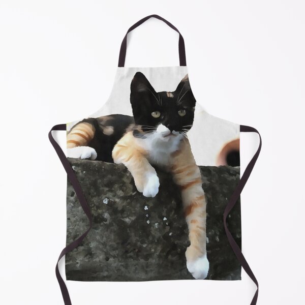 Item preview, Just Chillin Tricolor Cat Pet Portait designed and sold by taiche.