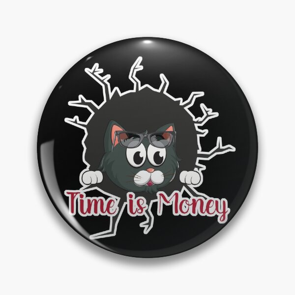 Item preview, Cat Time Is Money designed and sold by DELMEO.