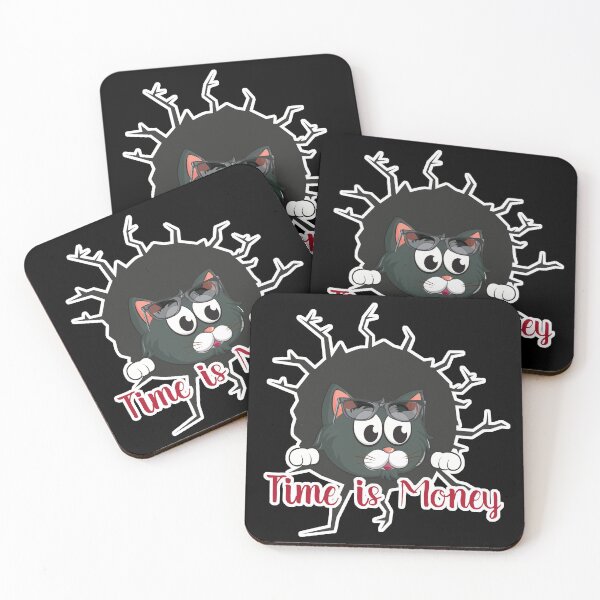 Item preview, Cat Time Is Money designed and sold by DELMEO.