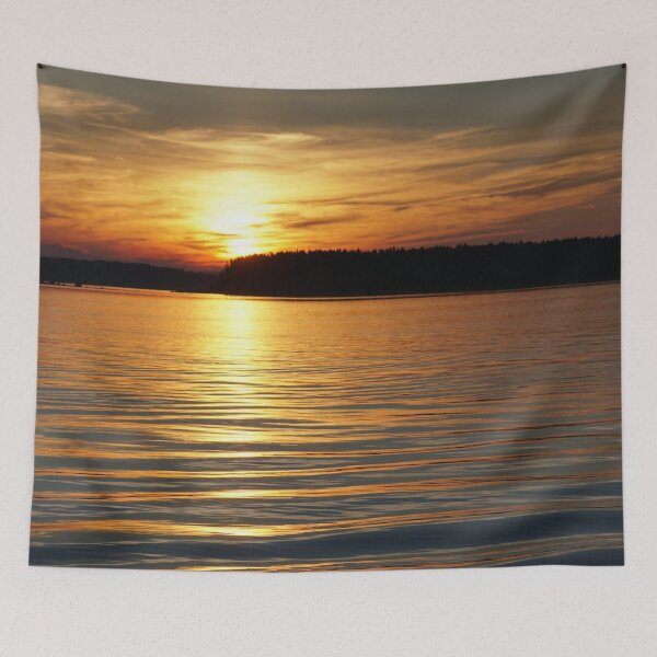 Item preview, Sunset by the sea - scenic sunset designed and sold by Designbyfia.