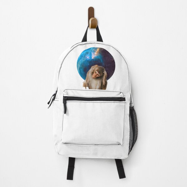 Item preview, A baby and confused looking monkey scratching it's head in front of a planet designed and sold by FCEalin.