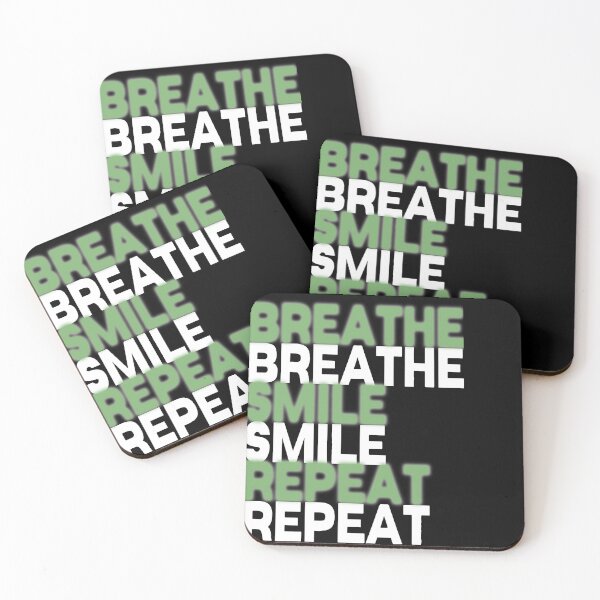 Item preview, Breathe smile repeat designed and sold by Tanuja  Sharma.