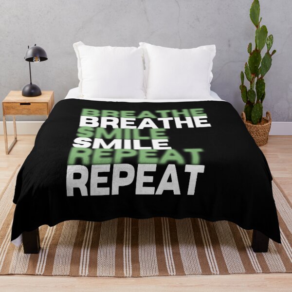Item preview, Breathe smile repeat designed and sold by Tanuja  Sharma.