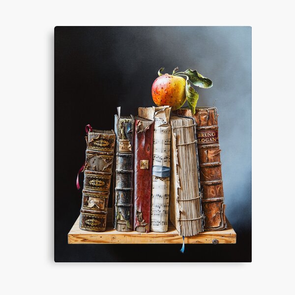 petite pomme du savoir Impression sur toile