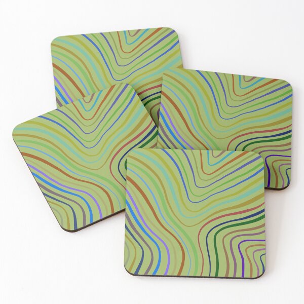 Item preview, Amazing simple aesthetic colorful rainbow lines designed and sold by Barolina.